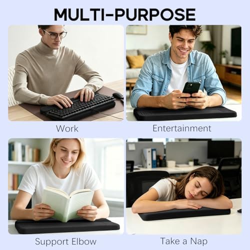 Wrist Rest with Keyboard Stand,Ergonomic Memory Foam Wrist Support