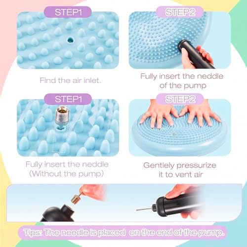 Amylove Wiggle Seat Inflated Wobble Cushion for Sensory Kid