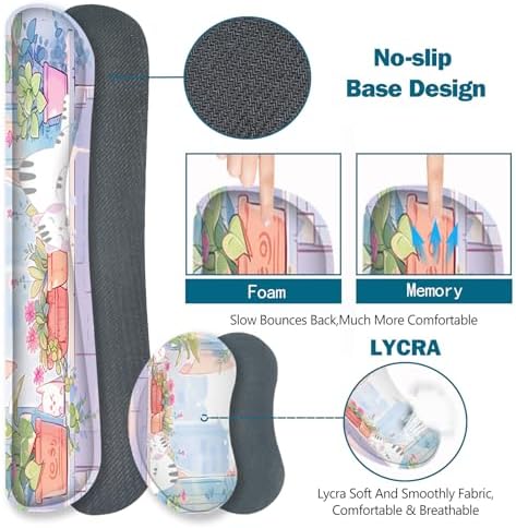 ToLuLu Extended Gaming Mouse Pad, Ergonomic Keyboard Mouse Wrist Rest Set