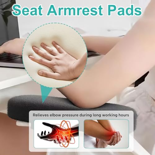 Computer Chair Arm Rest Pads, 2 Pack Office Chair Armrest Pads