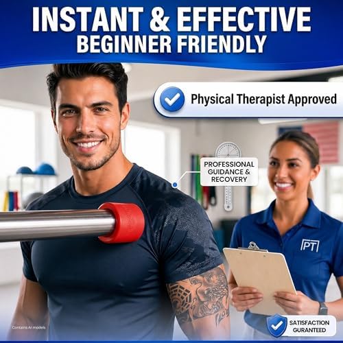 Muscle Trigger Silicone Barbell-Mounted Trigger Point Massage Tool for Back, Neck, Shoulders, Feet & Plantar Fasciitis Relief, Myofascial Release and Deep Tissue Muscle Recovery for Home and Gym