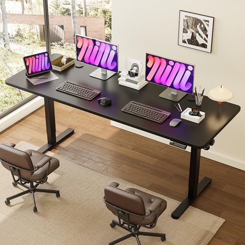 Monomi 79" Large Electric Standing Desk,Height Adjustable for Two-Person