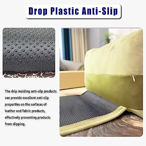 Velvet Recliner Headrest Pillow, Non-Slip Neck Support, Beige