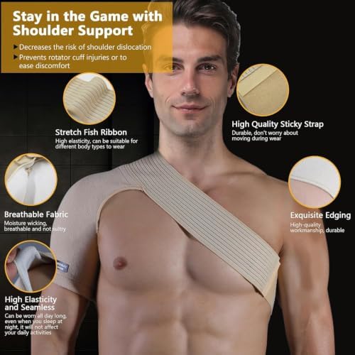 SPOTBRACE Shoulder Brace Torn Rotator Cuff Shoulder Compression Sleeve XS/S
