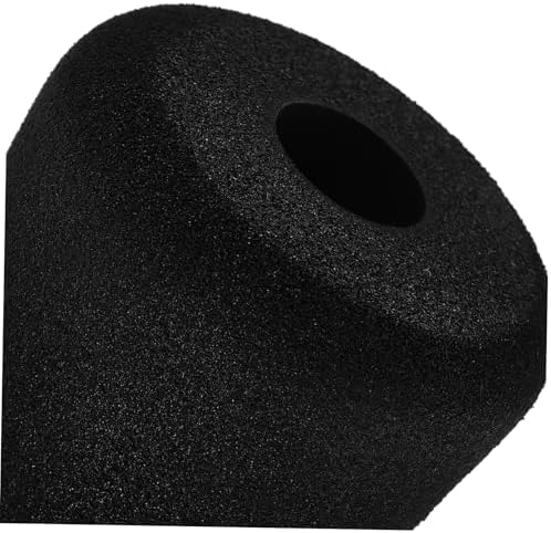 Kisangel 3pcs Sponge Roller Replacement Pads for Exercise Machines, Black