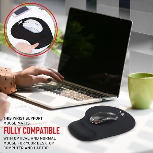 New Horrizon Ergonomic Mouse Pad with Wrist Rest, Lifetime Support