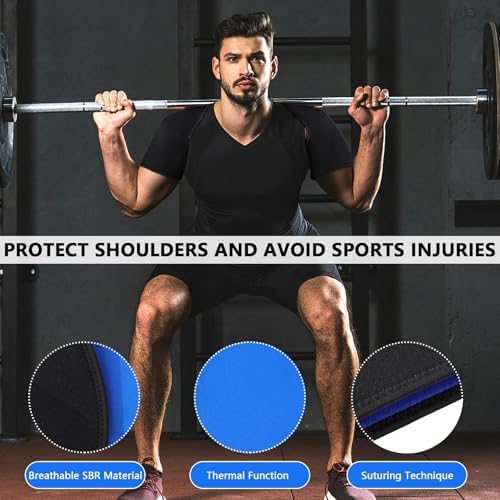 iplusmile Double Shoulder Brace for Men Women - Sports Shoulder Protective Gear for Pains Relief - Shoulder Strap Brace for Sleeping Outdoor Lifting, L