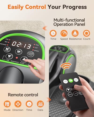YOSUDA Under Desk Elliptical Machine, Leg Exerciser for Home Office Use