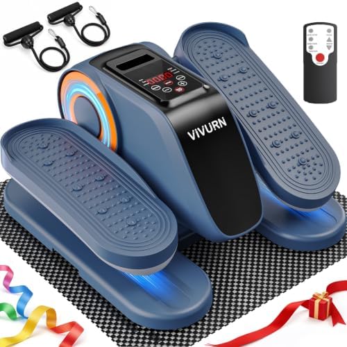 Upgraded Under Desk Elliptical Electric Leg Exerciser for Seniors 12 Speeds