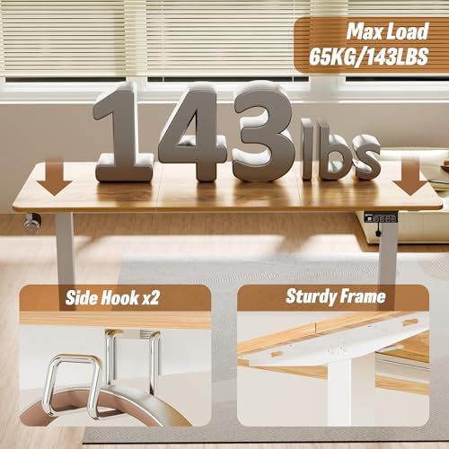 55"x24" Standing Desk, Height Adjustable Sit-Stand for Home Office