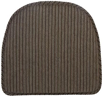 Klear Vu Raindrop The Gripper Non Slip Chair Cushions, Soft & Comfortable Seat Pad, Sitting Pillow for Kitchen, Dining or Office, 4 Count (Pack of 1), Nikita Taupe
