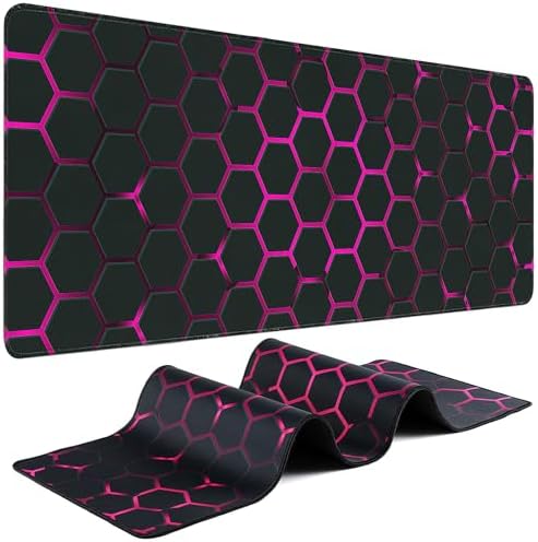 Mouse Pad Gaming - Desk Mat for Keyboard and Mouse - Large Mouse Pads for Desk, Gaming Mousepad with Non-Slip Base, Desks Pad (31.5" X 11.8") for Game, Office and Home