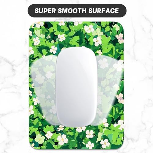 Small Mouse Pad, Mini Mouse Pad 6 x 8 Inch, Thick Rubber Waterproof Mouse Mat, Cute Mousepad for Women Men Wireless Mouse Laptops Home Office, Flower Cat