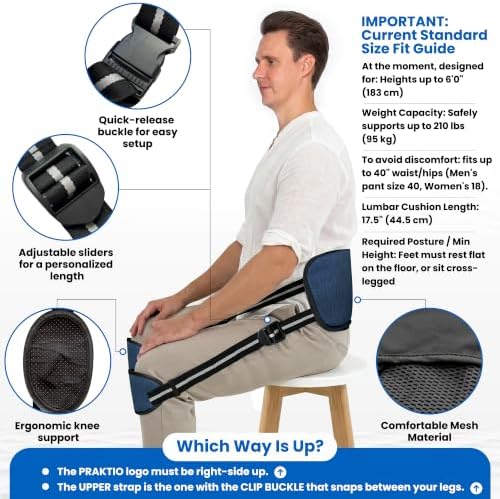 Portable Computer Chair Posture Corrector For Sitting At Desk - Home&Travel