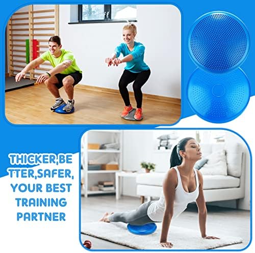 Jerify 4 Pcs Wiggle Seat Flexible Inflated Wobble Cushion