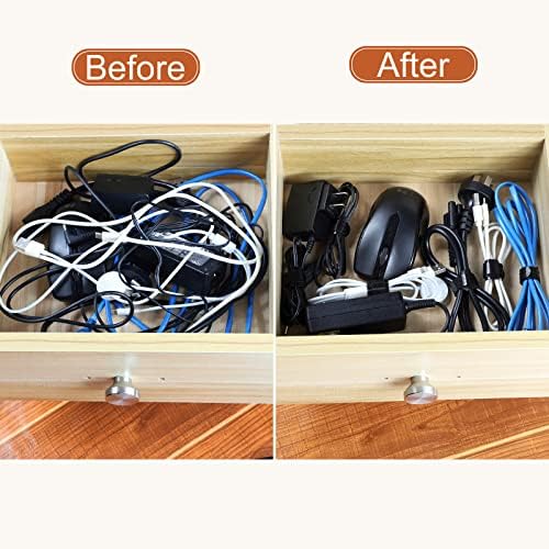 MVYC 120PCS 6 Inch Cable Ties Reusable Multi-Purpose Wire Ties Cord Organizer Adjustable Cable Management 5 Colors