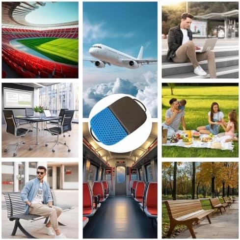 Gel Seat Cushion,Foldable Seat Cushion Comfortable Travel Seat Cushions