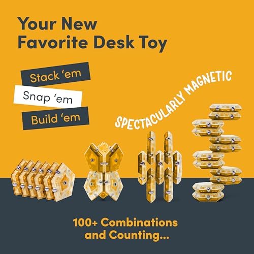 Speks Geode Magnetic Sensory Sphere, Stress Relief Tool, Executive Desk Toy