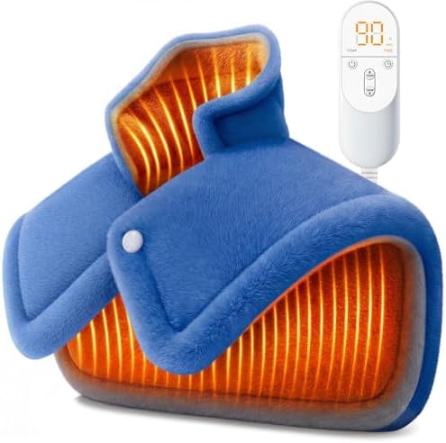 Heating Pad for Neck Shoulder, 3X Deeper Pain Relief, Women Men Gifts