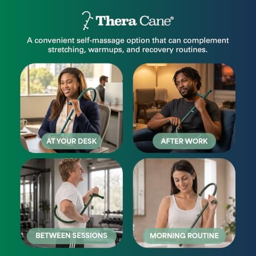 Thera Cane Massager (Green, Single)