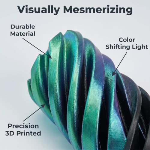 4 Pc Spiral Cone Fidget Toy, Optical Illusion Smooth 3D Printed Fidget Toys