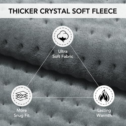 Heating Pad for Back Pain Relief - 24"x12" Electric Heating Pad