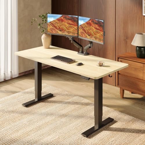 SANODESK 1'' Thick One-Piece 60 x 24'' Height Adjustable Standing Desk