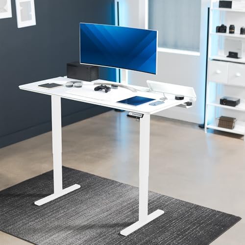 VIVO White 60 x 30 in Standing Desk, DESK-KIT-1W6-P3W