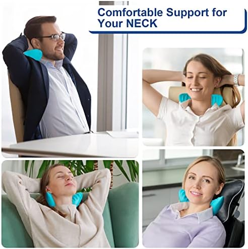 Cervical Neck Traction Device, Neck and Shoulder Relaxer, Cervical Traction Device, Neck Relaxer with Massage Nodes, Headache Relief
