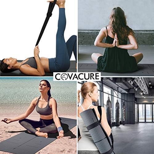 Extra Large Yoga Mat 72" x 26" - Non Slip Exercise Mat 8mm Thick Eco Friendly with Carrying Strap for Yoga, Pilates, Home Workouts & Floor Fitness