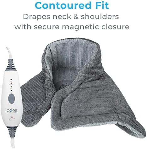 Pure Enrichment PureRelief Neck & Shoulder Heating Pad with 4 Heat Settings