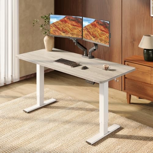 SANODESK 1'' Thick One-Piece 60 x 24'' Height Adjustable Standing Desk