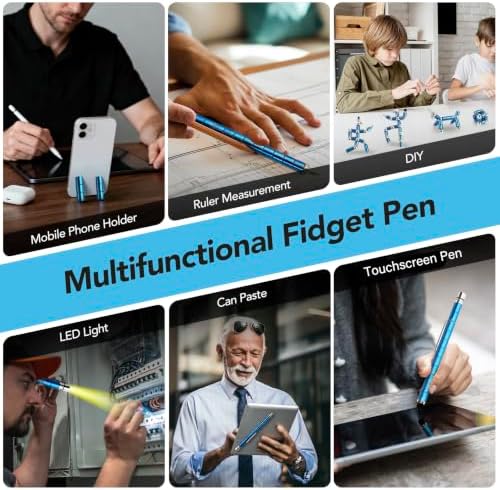 Fidget Pen Gift, Multifunction Stress Relief Fidget Toy for Teens and Men