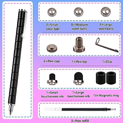 Magentic Pens Gifts For Teen Boys: Fathers DaD Gifts, Teacher Appreciation Gift, Birthday Gift For Men Women Him Her Teenage Boys, Cool Gadget Stress Relief Toys For Adults Office Desk Accessories