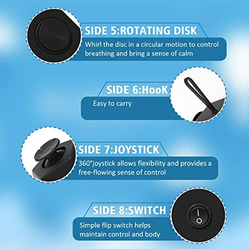 Fidget Dodecagon,12 Sided Fidget Toys Cube for Kids and Adults (A1 Black)