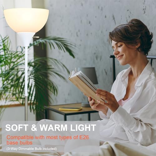 LALISU Floor Lamp, LED Standing Lamp 3 Way Dimmable Brightness Floor Lamp