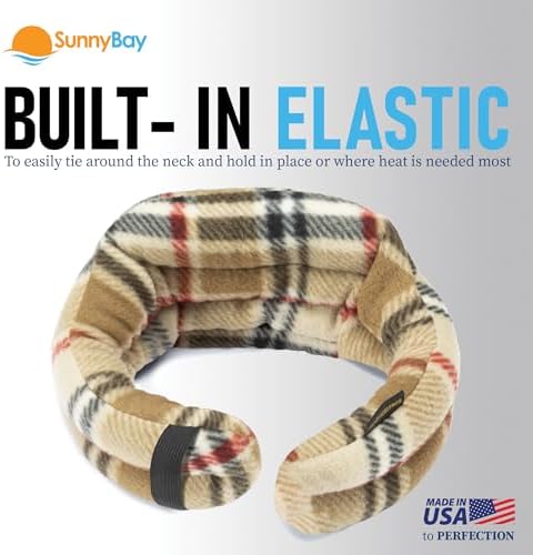 SunnyBay Microwave Heating Pad, Neck and Shoulder Wrap, 26 Inch London