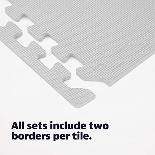 We Sell Mats Interlocking Foam Floor Tiles - 3/8" Thick White 36-Pack