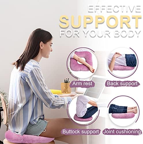 Donut Pillow for Tailbone Pain, Hemorrhoid Pillow (Fuchsia Pink)
