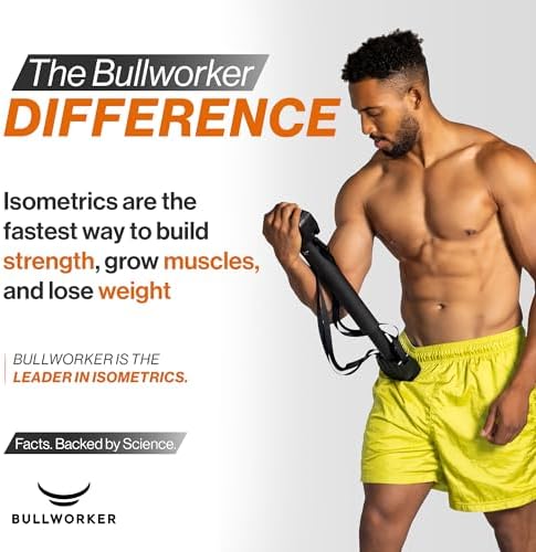 Bullworker X5 Pro 28" Isometric Exercise Equipment, Portable Gym Trainer