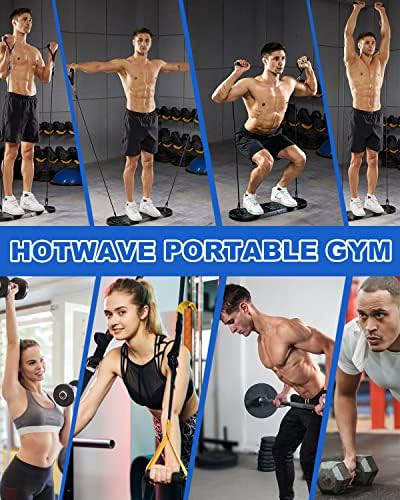 HOTWAVE Push Up Board, Portable PushUp Board, Foldable 20 in 1 Push Up Bar