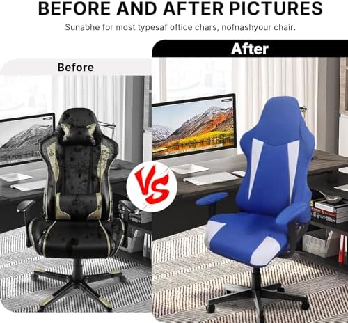 PEKJI Gaming Chair Covers Only, Stretchable Thick Breathable Wear Resistant
