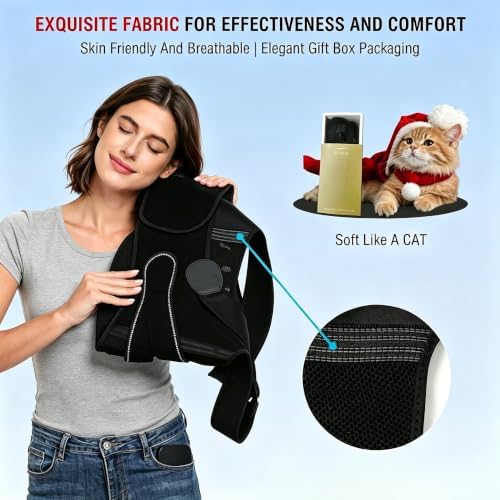 Back Posture Corrector for Kyphosis and Scoliosis, Adjustable Spine Straightener Brace, M Size, Youth, Unisex, Black