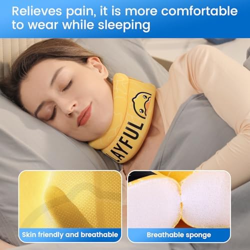 Velpeau Soft Cervical Collar Neck Brace for Snooze, Anti Snoring, Sleep, L