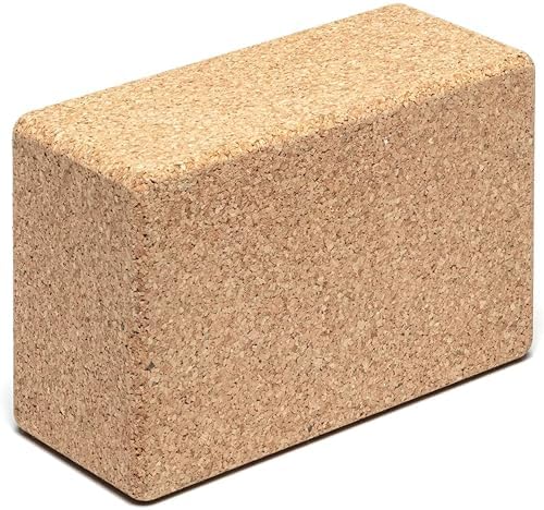 Go4Cork Cork Yoga Block | Non-Toxic, Alternative To Foam Yoga Blocks | Odorless, Soft, Non-Slip, Workout & Exercise | Yogi Gift Accessories | Men & Women | Eco Friendly, Sustainable