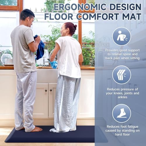 4/5 Inch Thick Kitchen Mats for Floor, StepRite Kitchen Rug for Standing