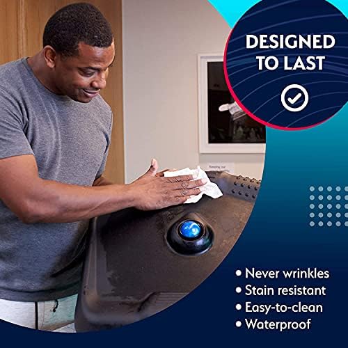 Sky Solutions Anti Fatigue Kitchen Mat – Genius Ergonomic Cushioned Floor Mats for Office or Home Standing Desk or Sink w/Acupressure Massage Ball (Emerald)