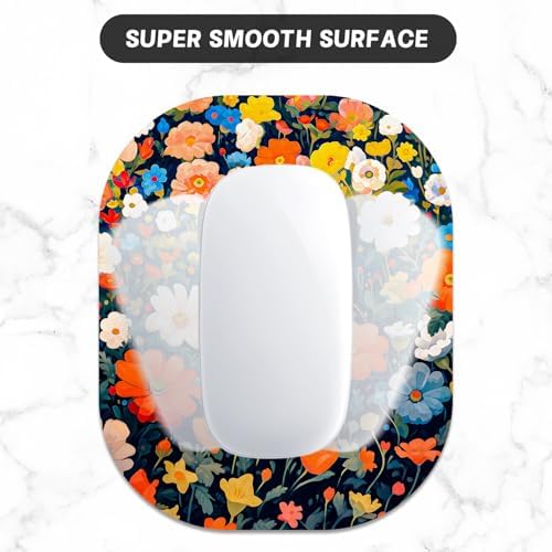 Small Mouse Pad, 6 x 7 Inch, Oval Mini Mouse Pad with Non-Slip Rubber Base for Laptop Wireless Mouse Keyboard Tray Mousepad, Cute Black Cat