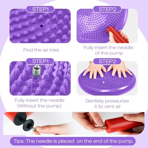 Amylove Wiggle Seat Inflated Wobble Cushion for Sensory Kid