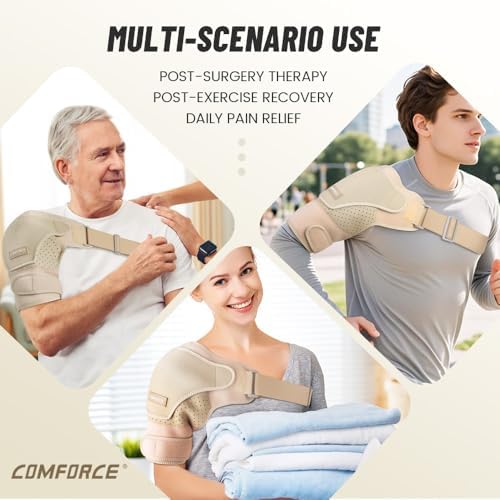 Copper Rotator Cuff Brace for Women&Men, Detachable Shoulder Brace